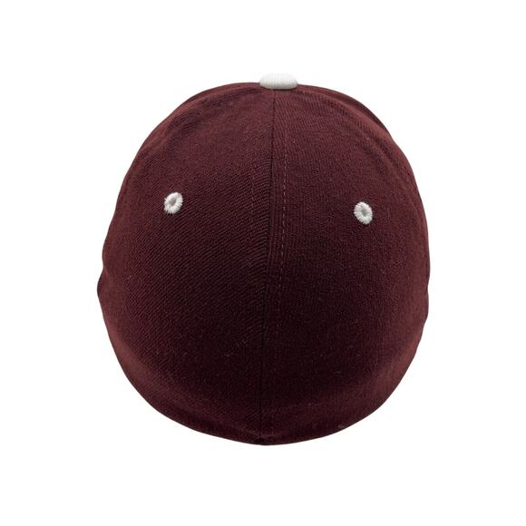 ZEPHYR Z Fit Authentic Cap Hat Double G Embroidered Design Size Small Maroon - Picture 4 of 8
